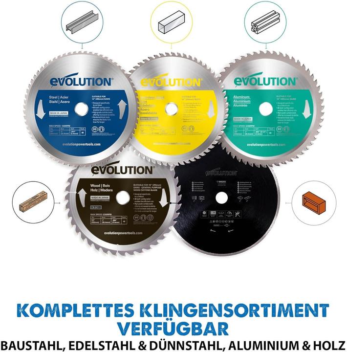 Image du produit Evolution TCT pjūklo diskas skirtas 255 mm