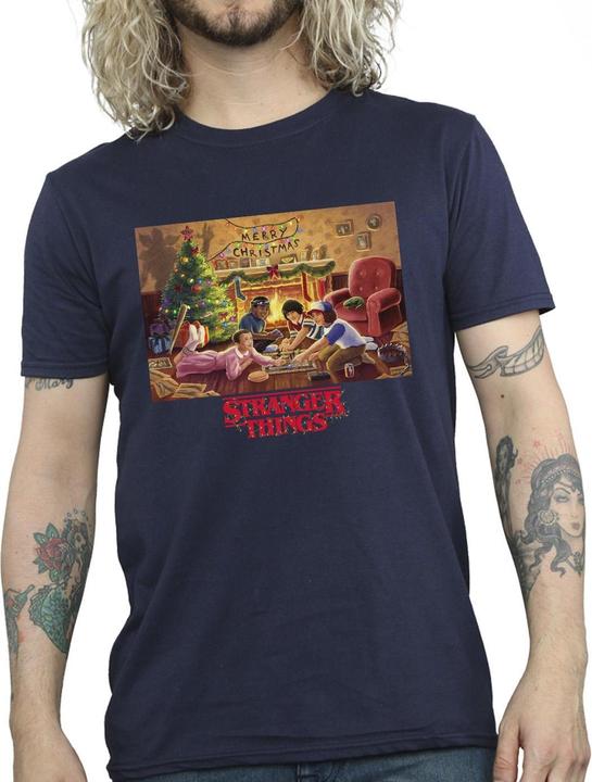 Produktbild Netflix Stranger Things Christmas Gathering TShirt (5XL)