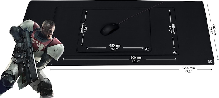 Produktbild Dream Machines Mouse pad DM pad XXL (XXL 1200mm x 600mm) (XXL)