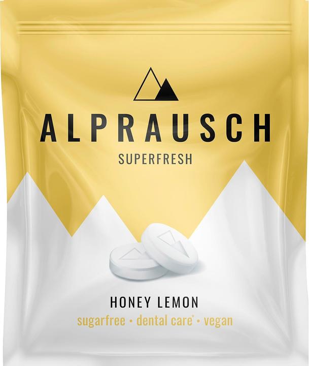 Produktbild Alprausch Pastillen Extra-Frisch Honey-Lemon ohne Zucker Btl 22 g (25 Stk., 22 g)