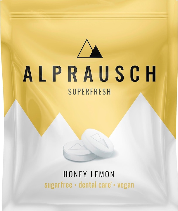 Produktbild Alprausch Pastillen Extra-Frisch Honey-Lemon ohne Zucker Btl 22 g (1 Stk., 22 g)
