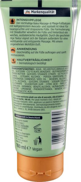 Produktbild dm Balea Massage- & Fusspflegebalsam Feel Well (Fusscrème & Fussgel)