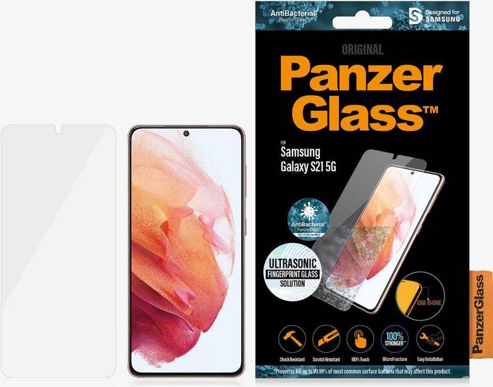 Actual product image PanzerGlass Case Friendly (1 Piece, Samsung Galaxy S21 5G)