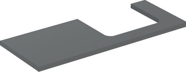 Image du produit Geberit ONE Plan de lavabo, découpe à droite, 120x3x47 cm, 505.325.00.