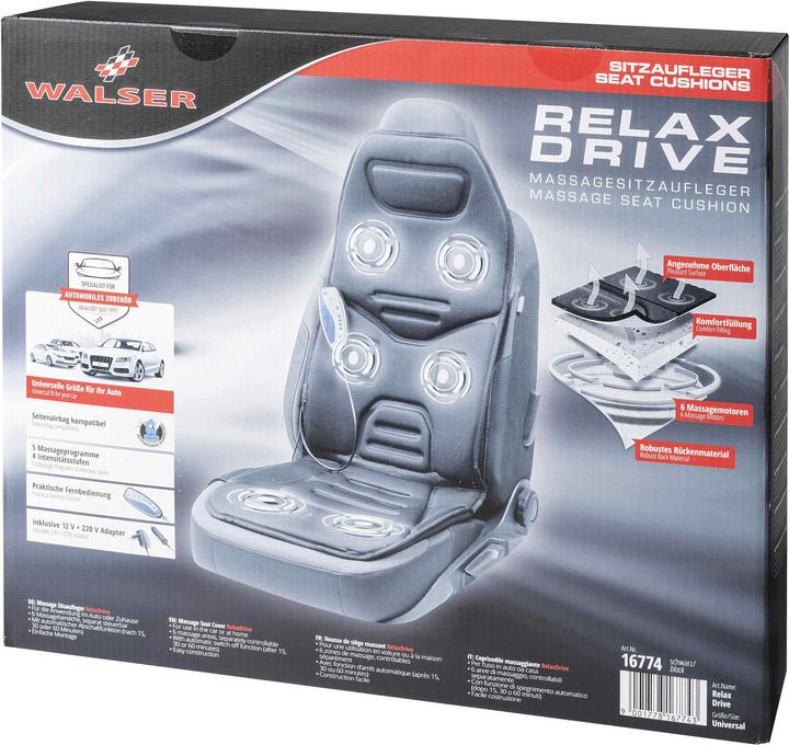 Immagine prodotto Walser Cuscino massaggiante Relax Drive, cuscino universale per auto 5 programmi di massaggio