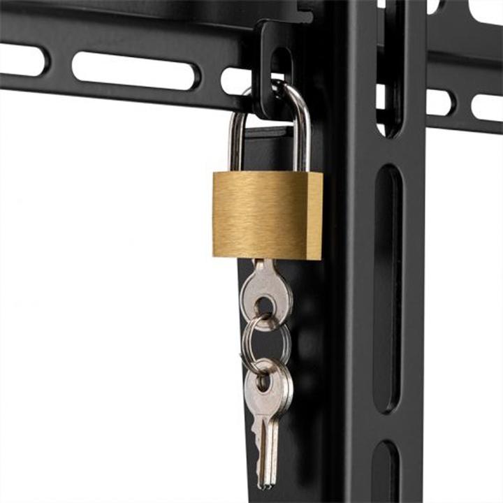 Produktbild Hagor WH 50T- HD - Klammer für Flachbildschirm - verriegelbar - Schwarz - Bildschirmgr (Wand, 75", 125 kg)