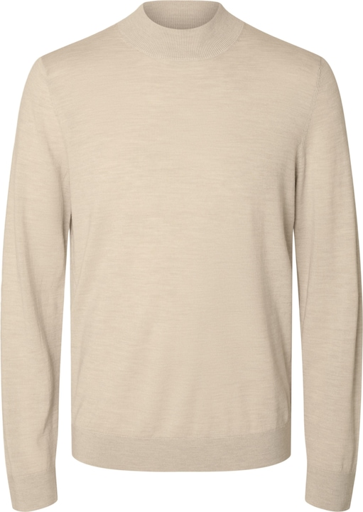 Selected Homme Slhtray Ls Knit Merino Mock Neck Noos (XL)