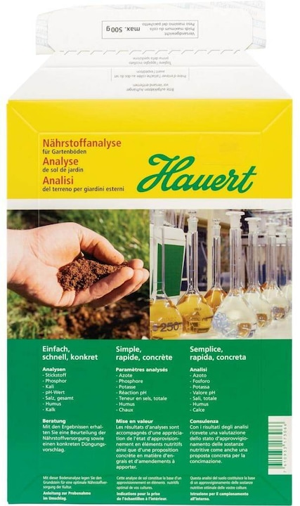 Actual product image Hauert Nutrient Analysis Kit (0.06 kg)