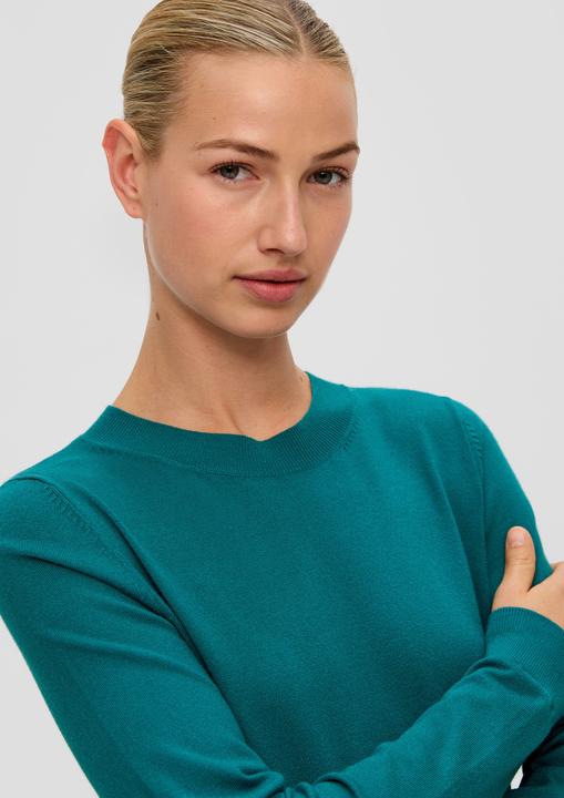 Produktbild s.Oliver Strickpullover Pullover aus Viskosemix (48)