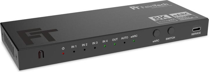 FeinTech AX340 HDMI 2.1 Audio Extractor 4 In 1 Out + eARC-Soundbar | eARC-TV