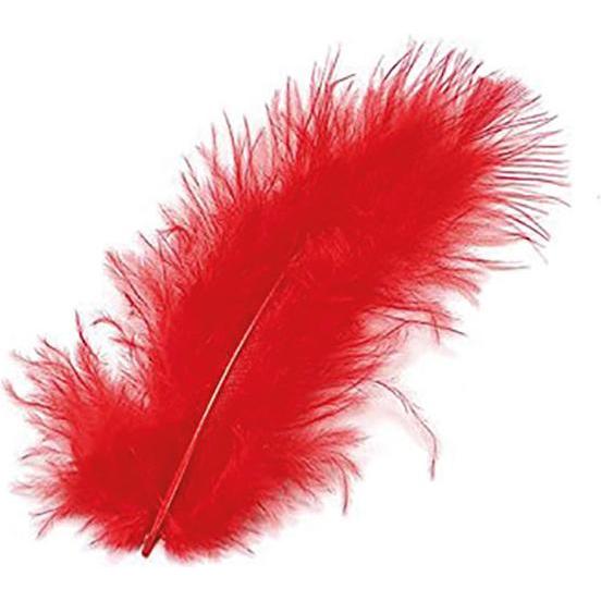 Thumbnail - Glorex Marabu-Federn rot