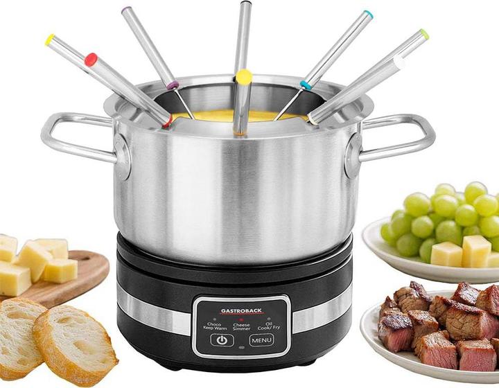 Produktbild Gastroback 42568 Fondue Multicook 4 in 1 (Käsefondue, Schokoladenfondue)