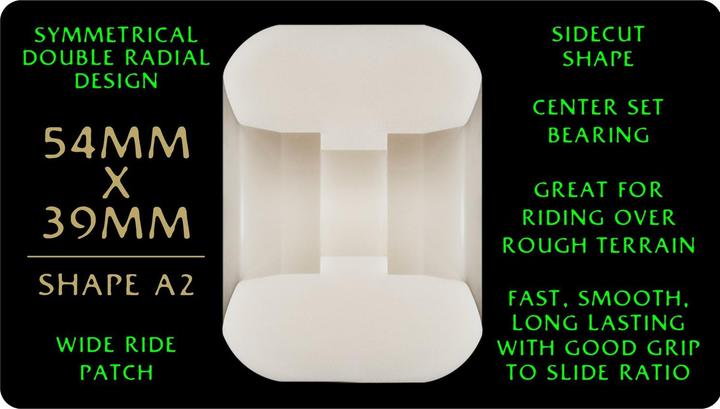 Produktbild 88A DF Dragon Green A2 Symmetrical Shape (54 mm)