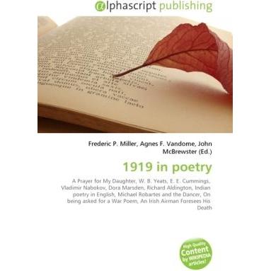 Thumbnail - 1919 in poetry, Fachbücher