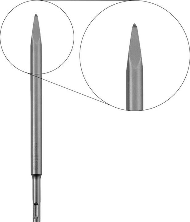Actual product image kwb SDS plus chisel for hammer drill, pointed chisel, 250 mm