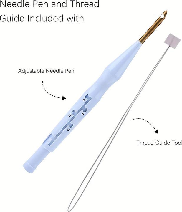 Actual product image Activity Board Punch Needle Embroidery Starter Kit with pattern and instructions, cross stitch kit