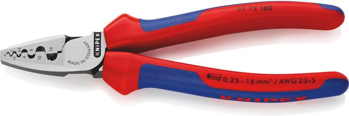 Knipex Crimpzange für Aderendhülsen (180 mm)