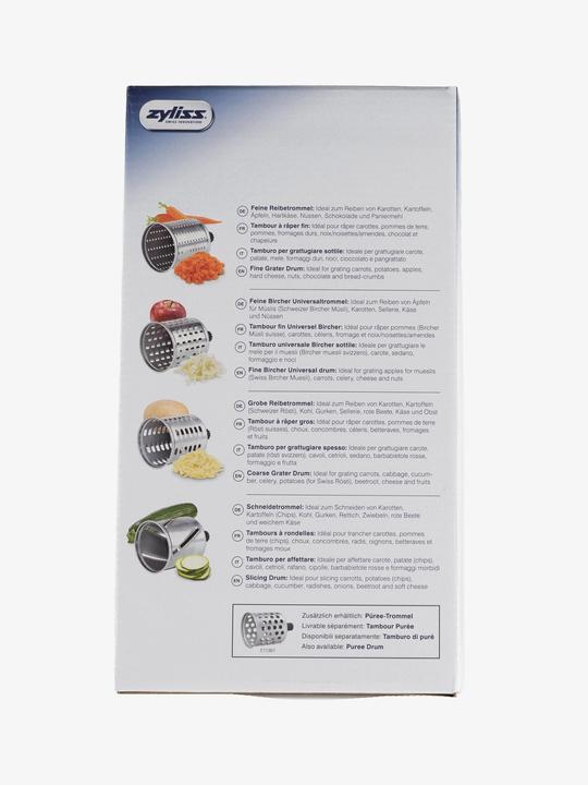 Actual product image Zyliss Drum grater set