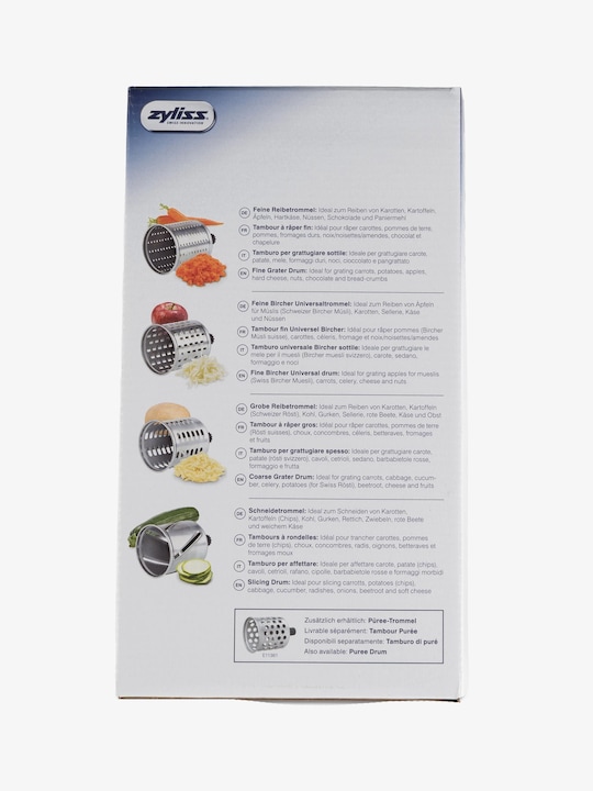 Actual product image Zyliss Drum grater set