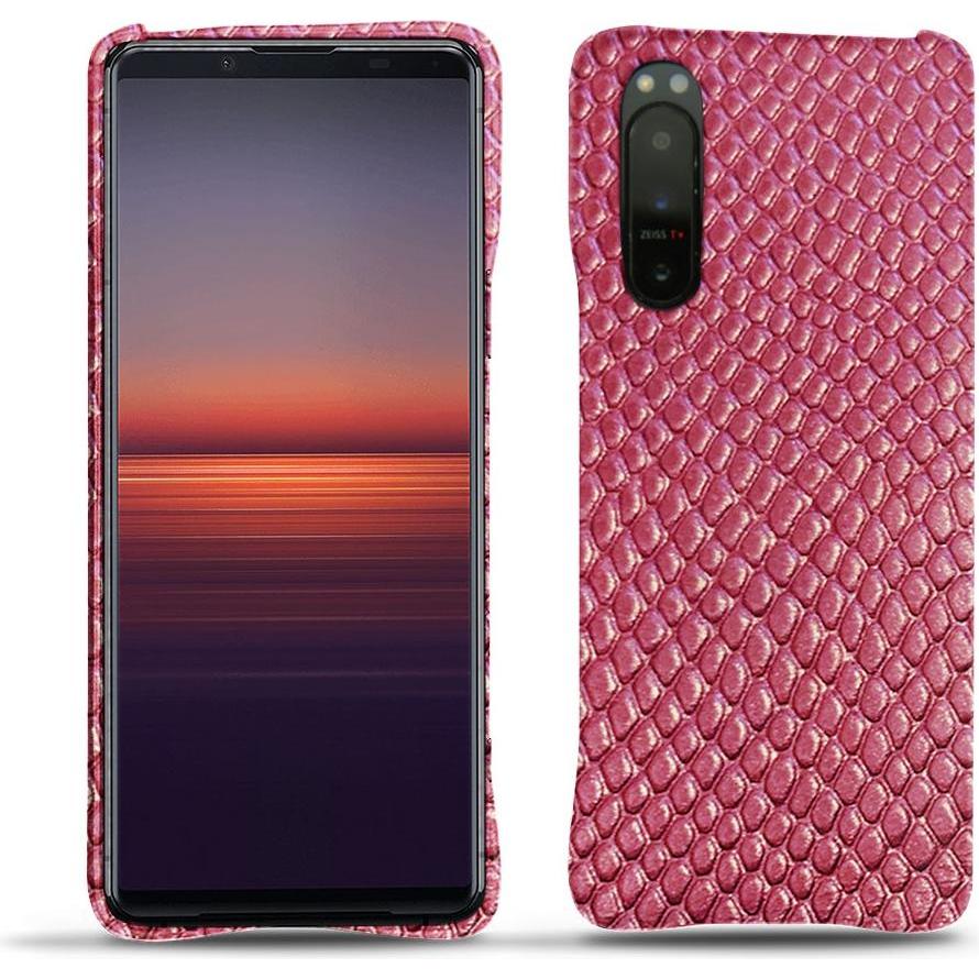 Noreve Lederschutzhülle (Sony Xperia 5 II), Smartphone Hülle, Rosa