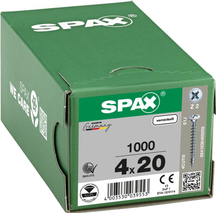 Produktbild Spax Spanplattenschrauben (1000 Schrauben pro Stück)