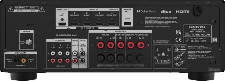 Produktbild Onkyo TX-SR 3100 (5.2 Kanal, DAB+)