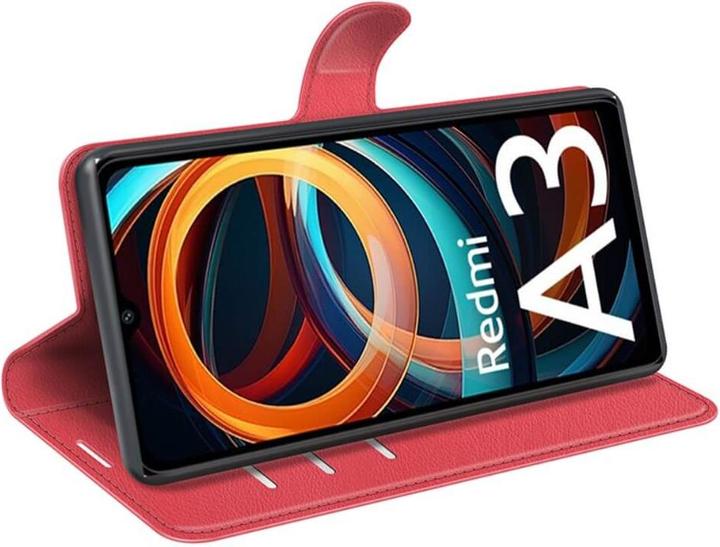 Productafbeelding Cover-Discount Xiaomi Redmi A3 - Leren Hoesje (Xiaomi Redmi A3)