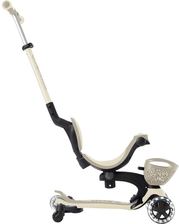 Globber GO-UP BABY 360 LIGHTS taupe, mit Leuchtrollen und Leuchtmodul