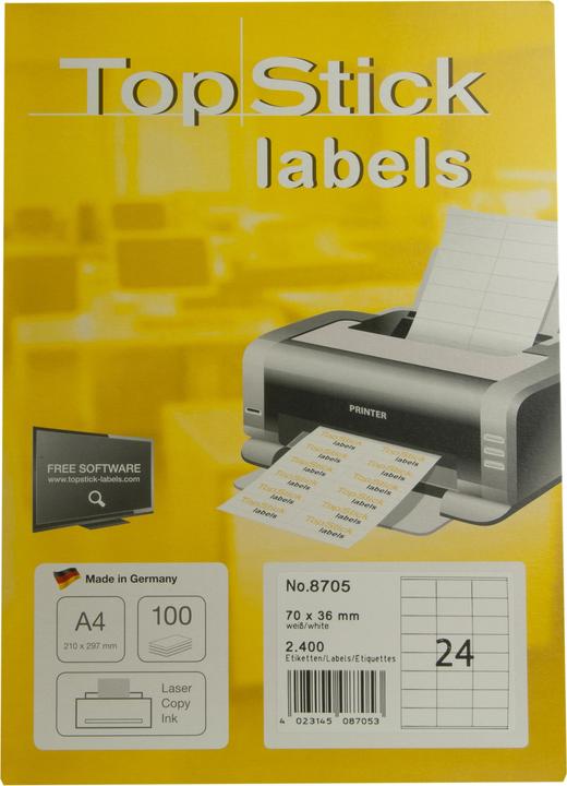 Image du produit TopStick Etiquettes universelles HERMA