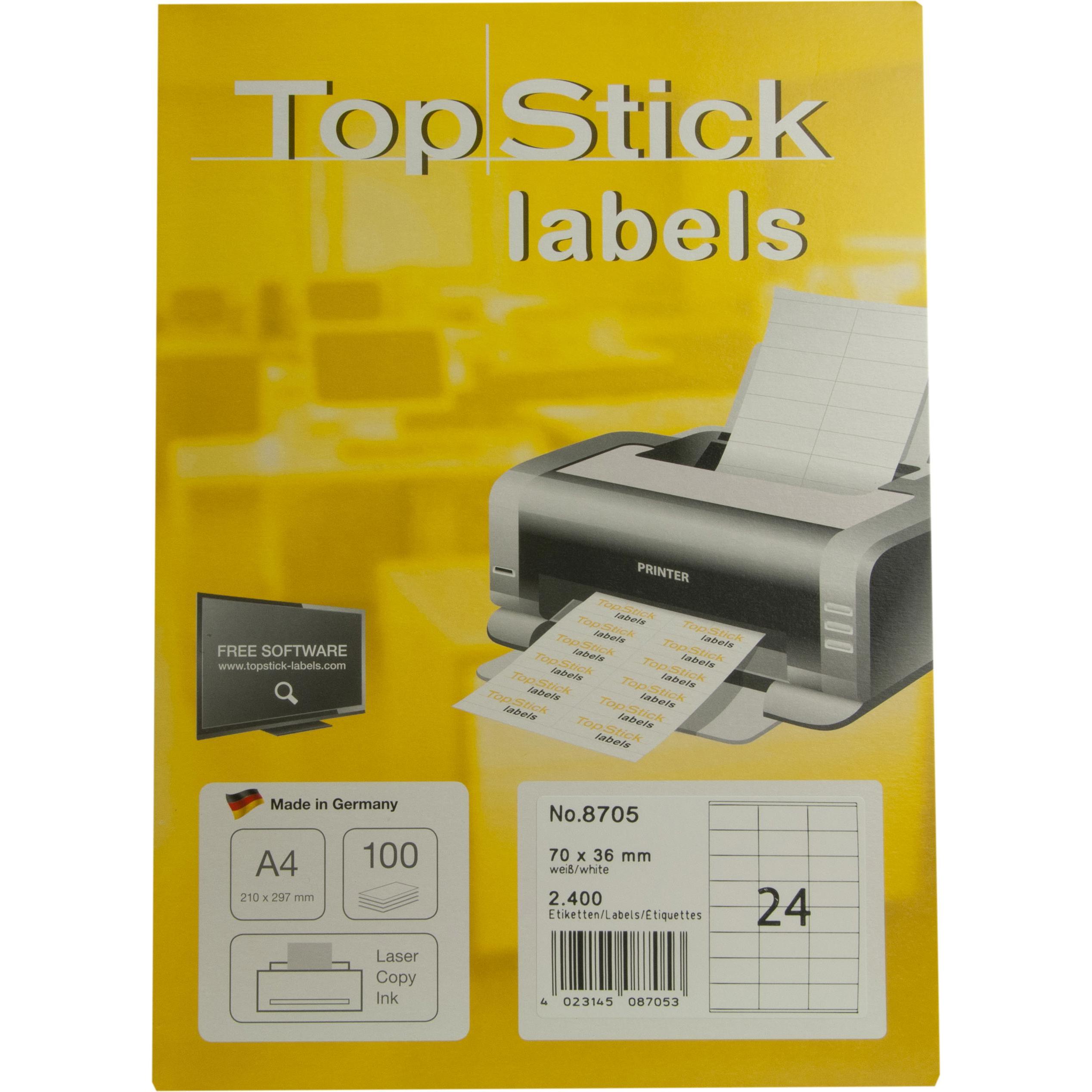 TopStick, Etiketten, HERMA Etiketten Universal