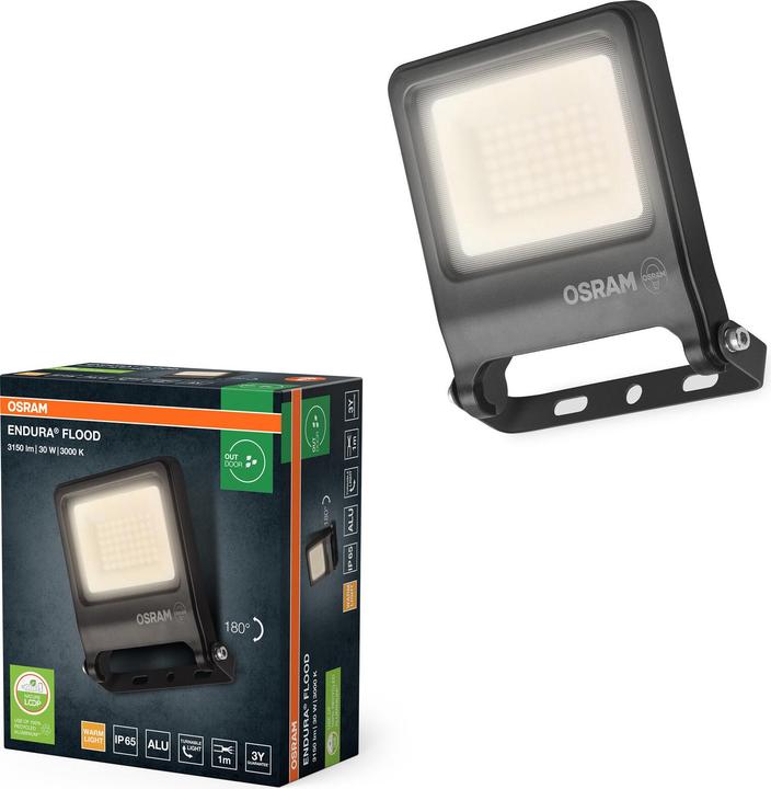 Immagine prodotto Ledvance OSRAM LED Aussenleuchte ENDURA Flood Warm White PCR Warm weiss 4099854486463 (3000 lm, IP65)