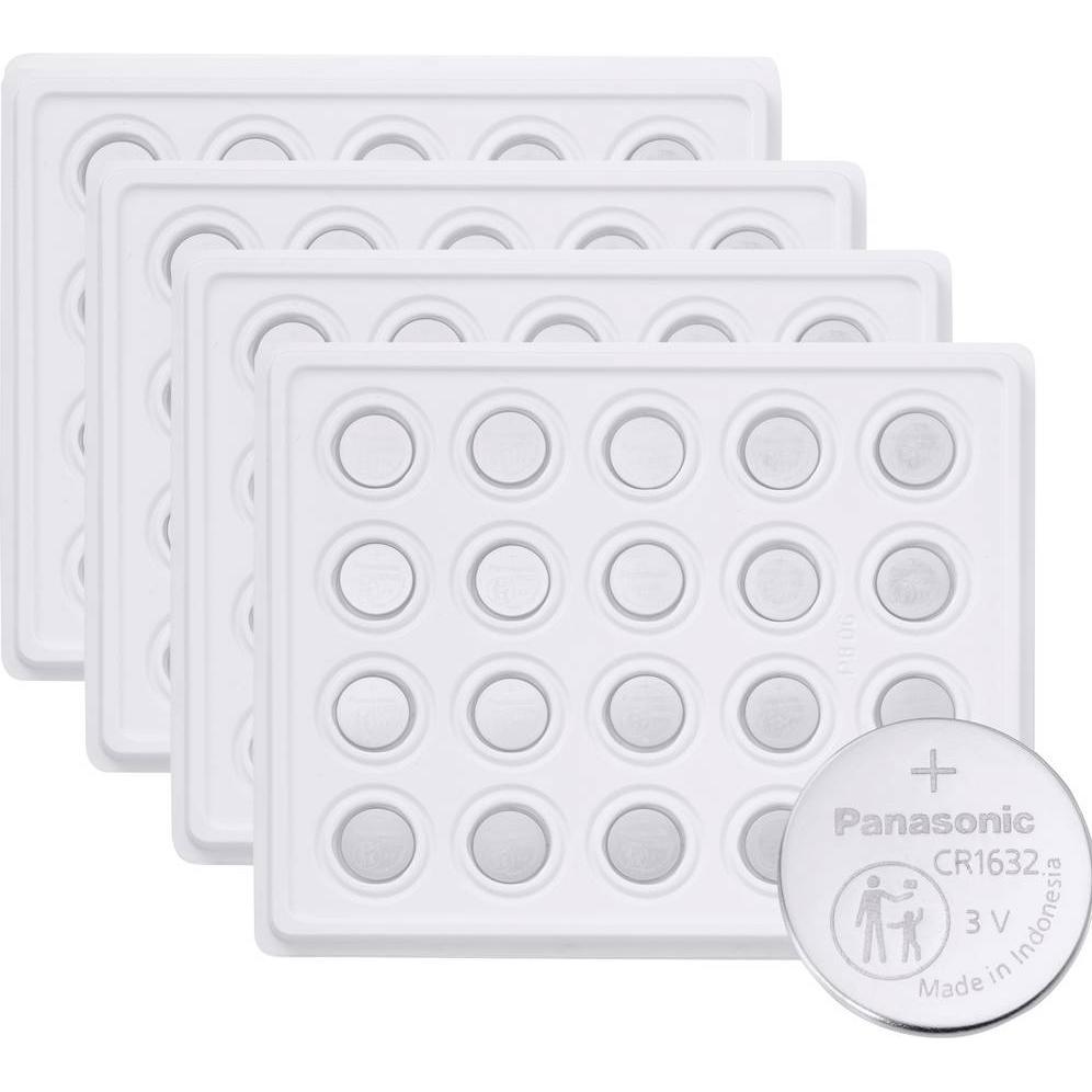 Panasonic Knopfzelle CR 1632 3 V 800 St. 140 mAh Lithium CR1632 (800 Stk., CR1632, 140 mAh), Batteri