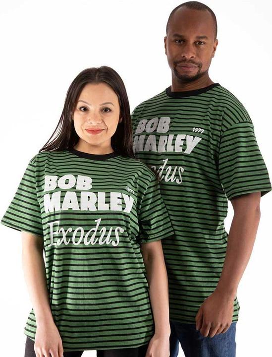 Produktbild Bob Marley Unisex Adult Exodus Striped T-Shirt (XL)