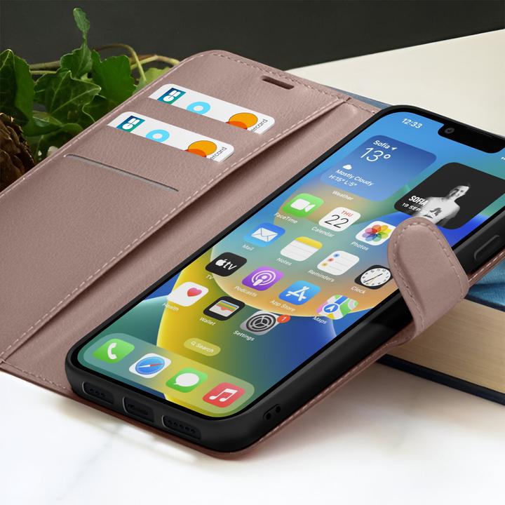 Produktbild Zanaé Klappetui iPhone 14 mit Ständer (Apple iPhone 14)