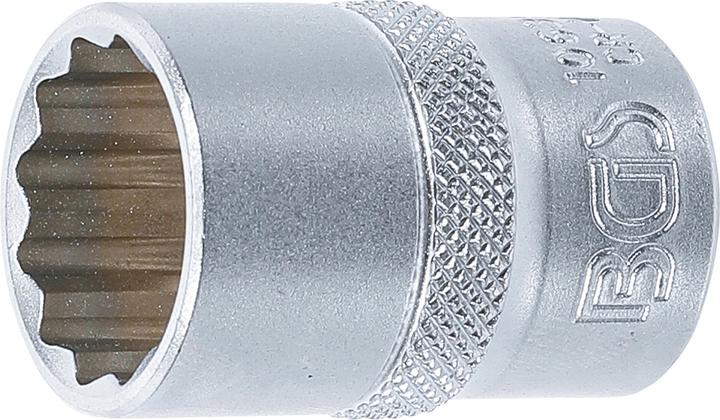 Produktbild BGS Steckschlüssel-Einsatz Zwölfkant Antrieb Innenvierkant 12,5 mm (1/2") SW 19 mm (19 mm)