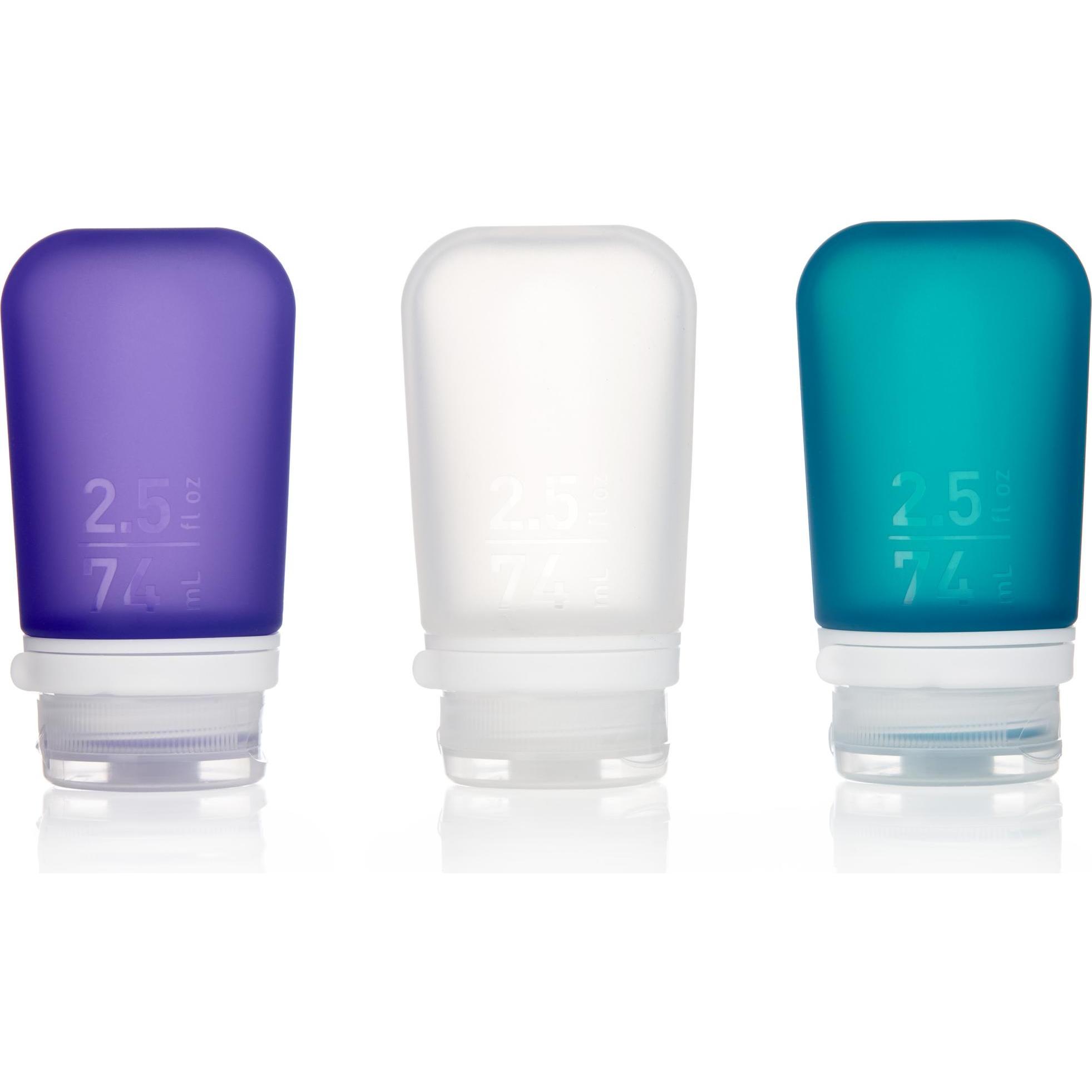 humangear, Reisezubehör, 071003 GoToob+ 3er Pack transp./violett/türkis, Transparent