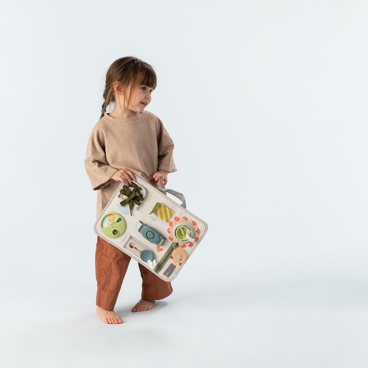 Actual product image Taf Toys Busy Board Snap 'n Learn