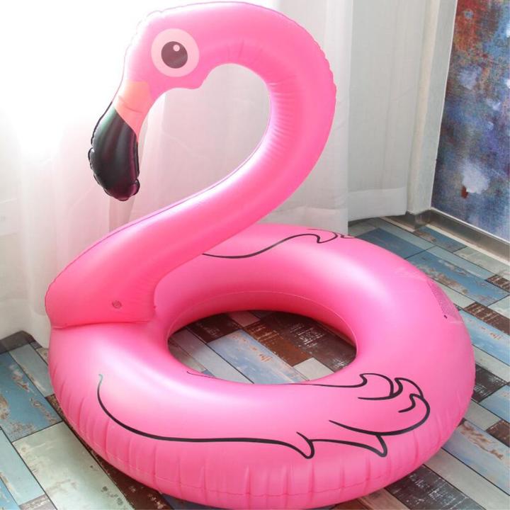 Actual product image Cover-Discount Floating Flamingo Lounge Inflatable Air Mattress (120cm)
