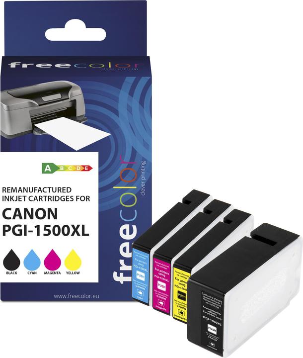 Produktbild Freecolor Patrone Canon PGI-1500XL Multipack BK/C/M/Y remanufactured