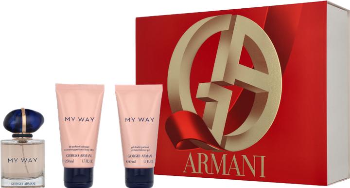 Actual product image Giorgio Armani My Way Set Eau de Parfum 50ml + Shower Gel 50ml + Body Lotion 50ml (Eau de parfum, 150 ml)