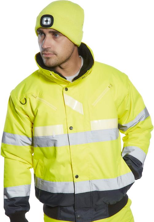 Actual product image Schönenberger Beanie LED Head Light USB Yellow (One size)