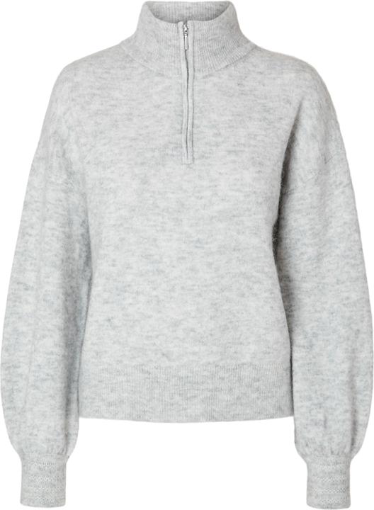 Immagine prodotto Selected Femme Maglia a maniche lunghe con mezza zip (L)