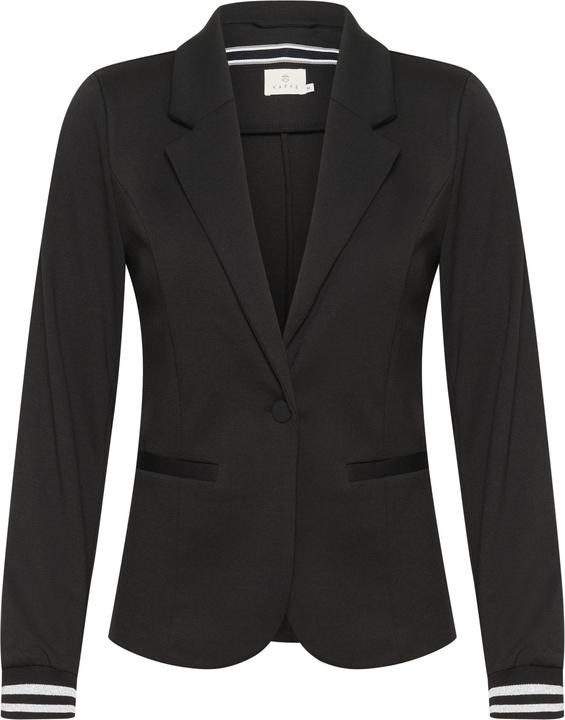 Black, silver lurex stripe