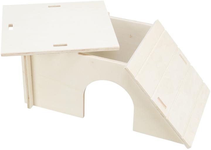 Produktbild Trixie Häuschen Bent Meerschweinchen/Zwergkaninchen, 40x18x23 cm