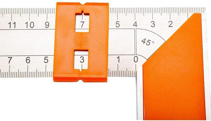 Produktbild Bahco Schiebbarer Kombinationswinkel mit Reissnadel 400 mm