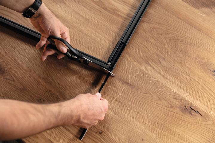 Immagine prodotto tesa Zanzariera FALT per finestre, telaio in alluminio regolabile in base alle dimensioni, pieghevole (140 x 140 cm)
