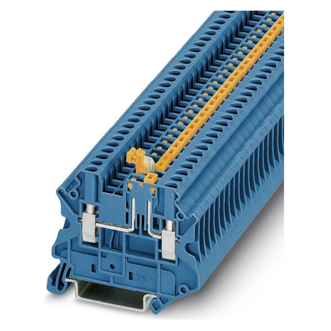 Phoenix Contact Universele terminal UT 2,5-MT BU Blauw 50 stuks., Kabels + Stekkers, Blauw