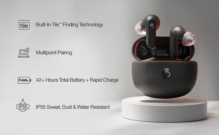 Actual product image Skullcandy Rail (No noise cancelling, 9 h, Wireless)