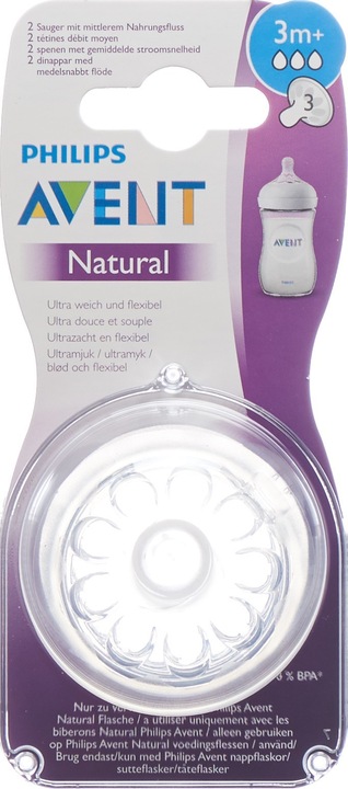 Actual product image Philips Avent Natural Sauger