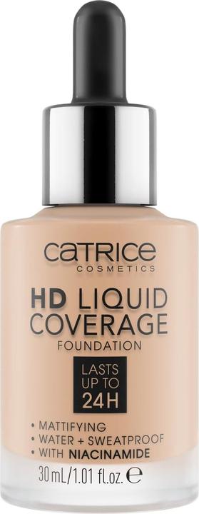 Produktbild Catrice HD LIQUID COVERAGE FOUNDATION lasts up to 24h #050-rosy ash 30 ml (#050-rosy ash, 050 Rosy Ash Nude, 050-Rosy Ash, N 050-rosy ash, Nº 050-rosy ash)
